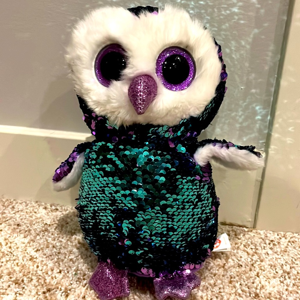 Moonlight the sequin Owl 9”